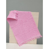 Кухонні махрові рушники бавовна Vip жакард 30х50 (1 шт.) 350 г/м2 (TM ZERON) рожевий,Туреччина