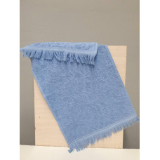 Кухонні махрові рушники бавовна Vip жакард 30х50 (1 шт.) 350 г/м2 (TM ZERON) індіго ,Туреччина