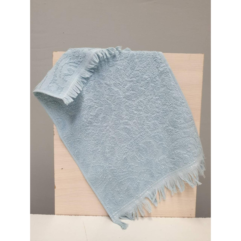 Кухонні махрові рушники бавовна Vip жакард 30х50 (1 шт.) 350 г/м2 (TM ZERON) сірий ,Туреччина