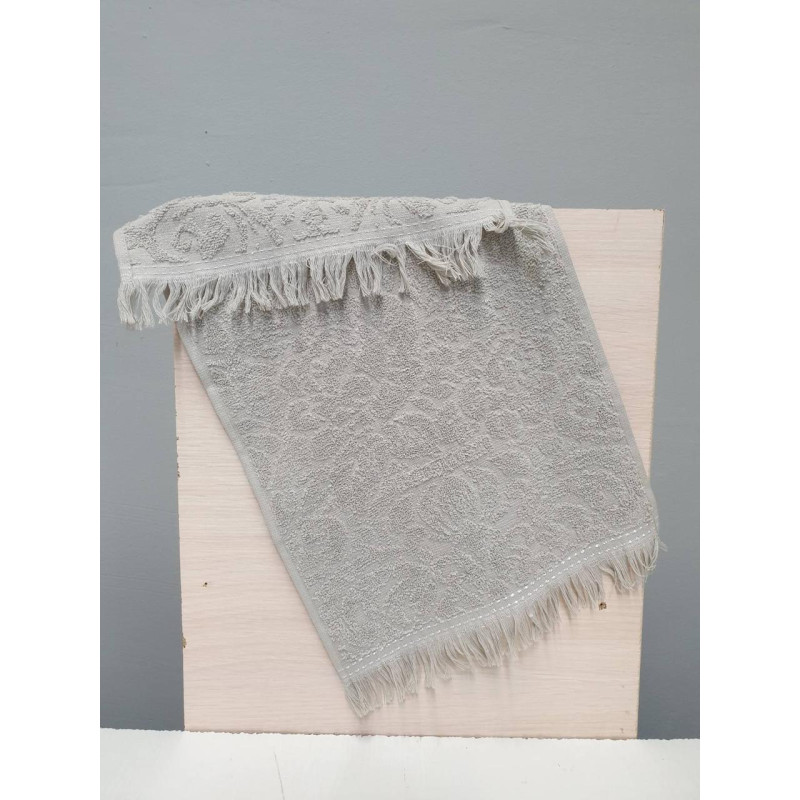 Кухонні махрові рушники бавовна Vip жакард 30х50 (1 шт.) 350 г/м2 (TM ZERON) темний беж ,Туреччина