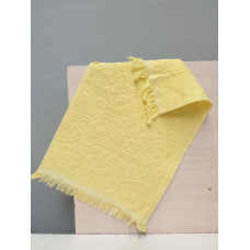 Кухонні махрові рушники бавовна Vip жакард 30х50 (1 шт.) 350 г/м2 (TM ZERON) жовтий ,Туреччина