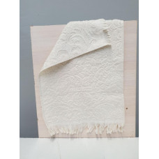 Кухонні махрові рушники бавовна Vip жакард 30х50 (1 шт.) 350 г/м2 (TM ZERON) крем .Туреччина