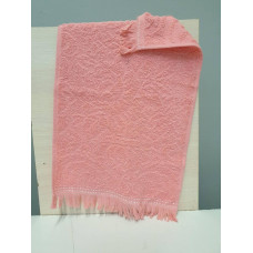 Кухонні махрові рушники бавовна Vip жакард 30х50 (1 шт.) 350 г/м2 (TM ZERON) корал Туреччина