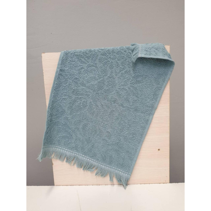 Кухонні махрові рушники бавовна Vip жакард 30х50 (1 шт.) 350 г/м2 (TM ZERON)  антрацит  Туреччина