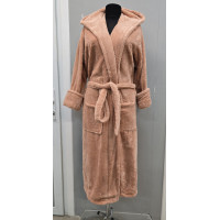 Халат махровий жіночий довгий з капюшоном Welsoft (TM Zeron), Kiremit — XL Туреччина