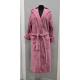 Халат махровий жіночий довгий з капюшоном Welsoft (TM Zeron), Pudra— 2XL Туреччина