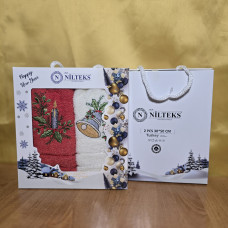 Кухонні рушники МАХРОВІ (ТМ NILTEKS ) бавовна 30х50 (2шт.)  Турція