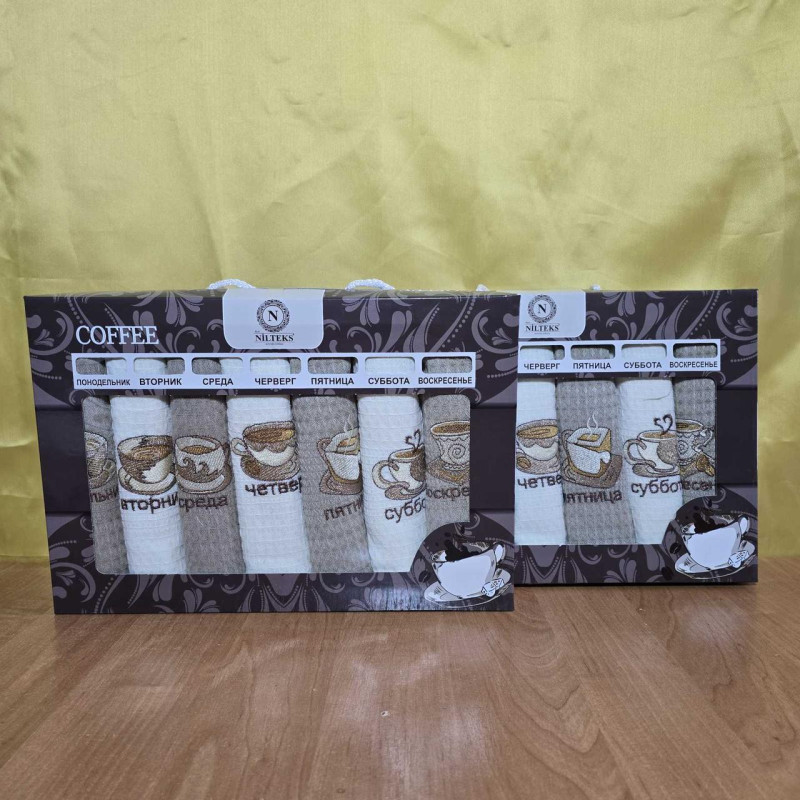 Кухонні рушники Вафельні (TM ZERON) бавовна 40х60 (7 шт.) Туреччина