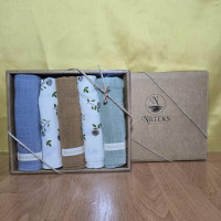 Кухонні рушники Вафельні (ТМ Nilteks) МУСЛІН 40х60 (5шт.) Туреччина