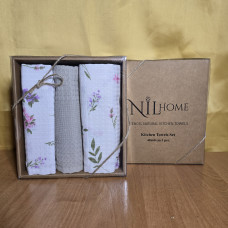 Кухонні рушники Вафельні (ТМ Nilteks) бавовна 40х60 (3 шт.) Туреччина