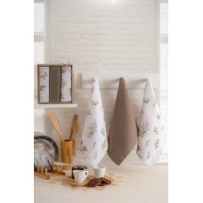 Кухонні рушники Вафельні (ТМ Nilteks) бавовна 40х60 (3 шт.) Туреччина