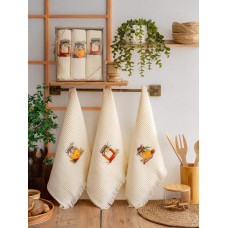 Кухонні рушники  ТЕНСЕЛ  (ТМ Nilteks) 40х60 (3 шт.) Туреччина