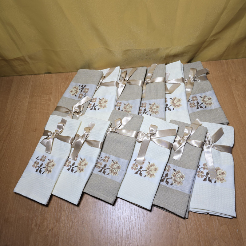 Кухонні рушники вафельні 40х60 (12 шт.) , Туреччина