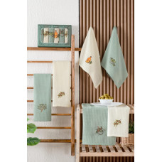 Кухонні рушники Вафельні (ТМ Nilteks) бавовна 40х60 (6 шт.) Туреччина