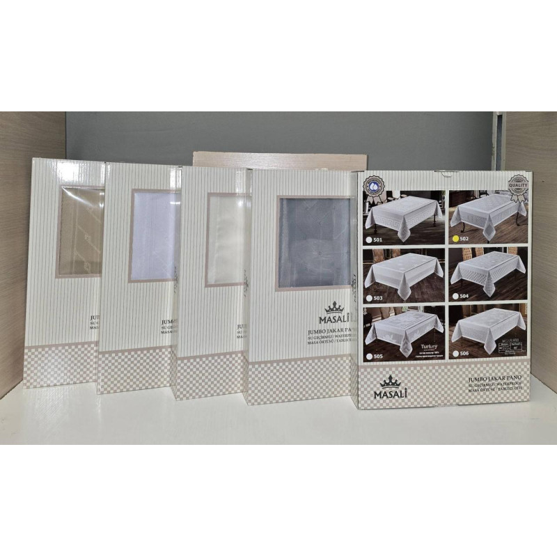 Скатертина тефлонова прямокутна 160х220 (TM Masali), 502 Капучіно Туреччина