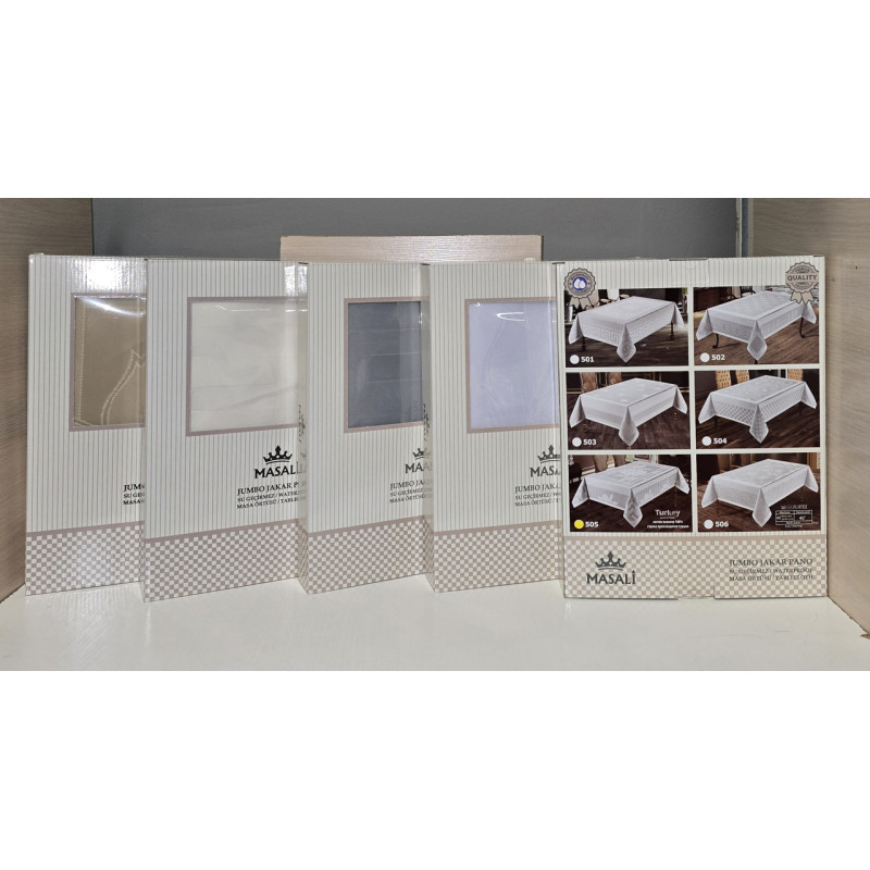 Скатертина тефлонова прямокутна 160х220 (TM Masali), 506 Капучіно Туреччина