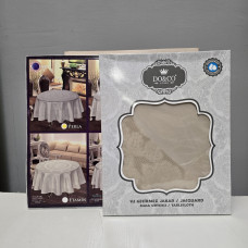 Скатертина круглаТефлон. 160 Капучіно , Туреччина