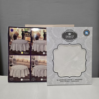 Скатертина круглаТефлон. 160 Крем , Туреччина