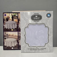 Скатертина круглаТефлон. 160 Біла , Туреччина