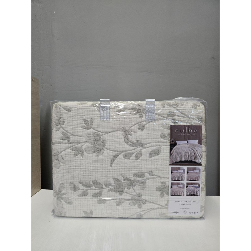 ПОКРИВАЛО МУСЛІНОВЕ 4-х слойне  CICEKLI BEJ