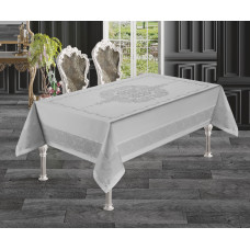 Скатертина тефлонова прямокутна 160х260 (TM Masali), Evin Gri Туреччина