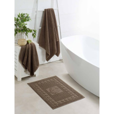 Полотенца махровые  хлопок  70х140 (1шт) 500г/м2  (TM Zeron), Турция ШОКОЛАДНИЙ