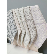 Кухонні махрові рушники бавовна Vip жакард 30х50 (6шт.) 350 г/м2 (TM ZERON) Туреччина