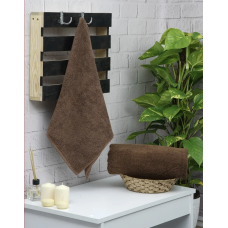 Рушник махровий 50Х90 ДВІ ПЕТЛІ та з подвійною строчкою країв КОРЧНИЙ (1 шт) 550 г/м2, TM Zeron, Туреччина