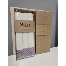 Кухонні рушники Вафельні (ТМ MOSS)  бавовна 50х70 (3шт.)  Туреччина