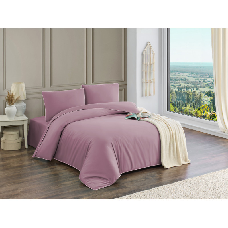 Комплект постільної білизни Satin KANT Zeron Lila