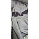 Скатертина TEFLON 160х220 см з 8 серветками, сіра