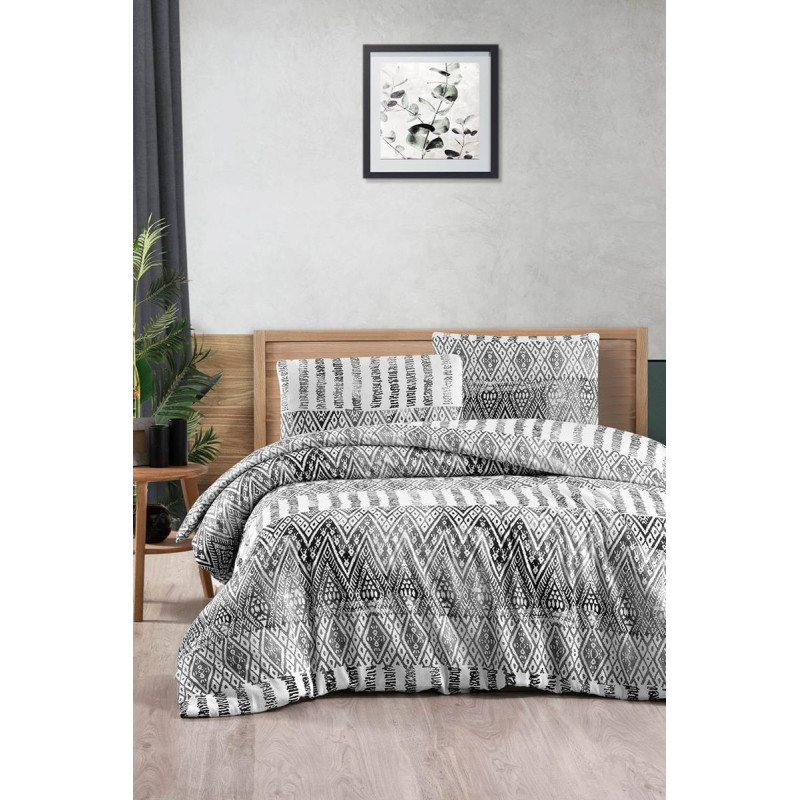 Комплект постільної білизни ТТ Фланель, Євро, Туреччина — 76% бавовна, підковдра 200×220 см