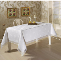 Скатертина прямокутна К.Д.К. 160х220 Gri, Туреччина