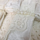 Скатертина велюрова прямокутна 160х220+8 серветок 35*35 Emerald Cream, Туреччина