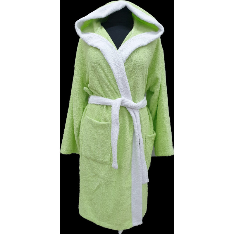 Халат бавовняний жіночий короткий S/M/L Туреччина