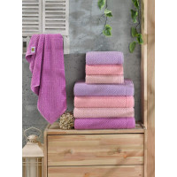 Рушники махрові бавовна Vip жакард 50х90 (4 шт.) 600 г/м2 (TM ZERON) BEDEV DESEN, Туреччина