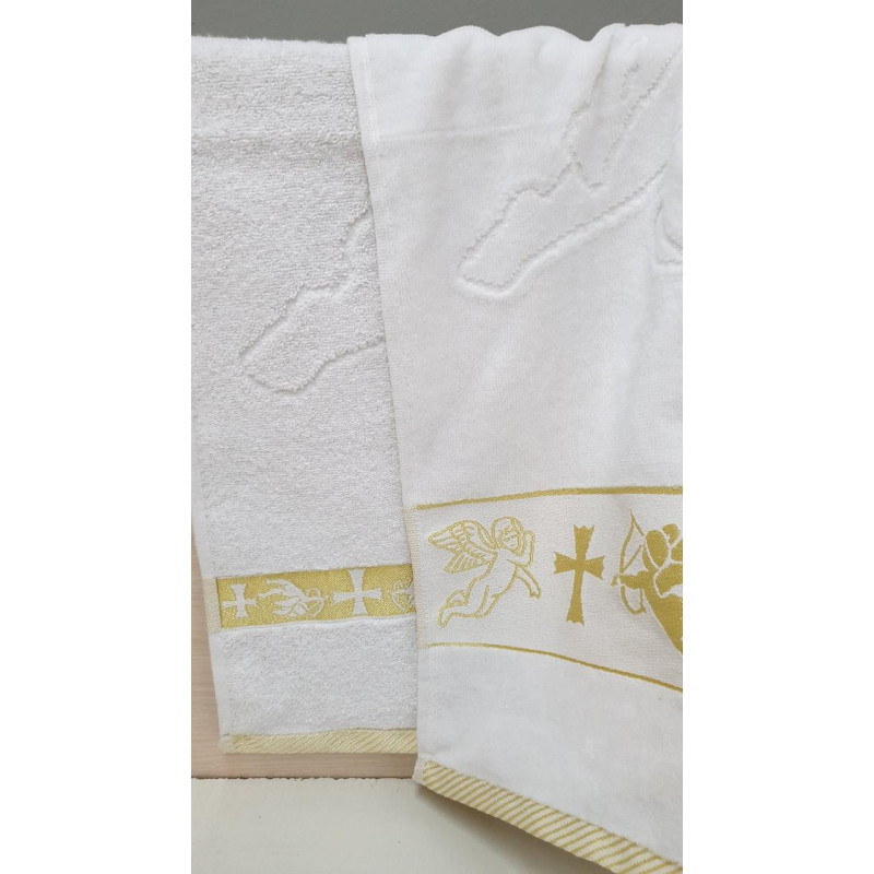 Крижма (рушник для хрещення) 70х140 (1 шт.) 550 г/м2 (TM Zeron), Туреччина