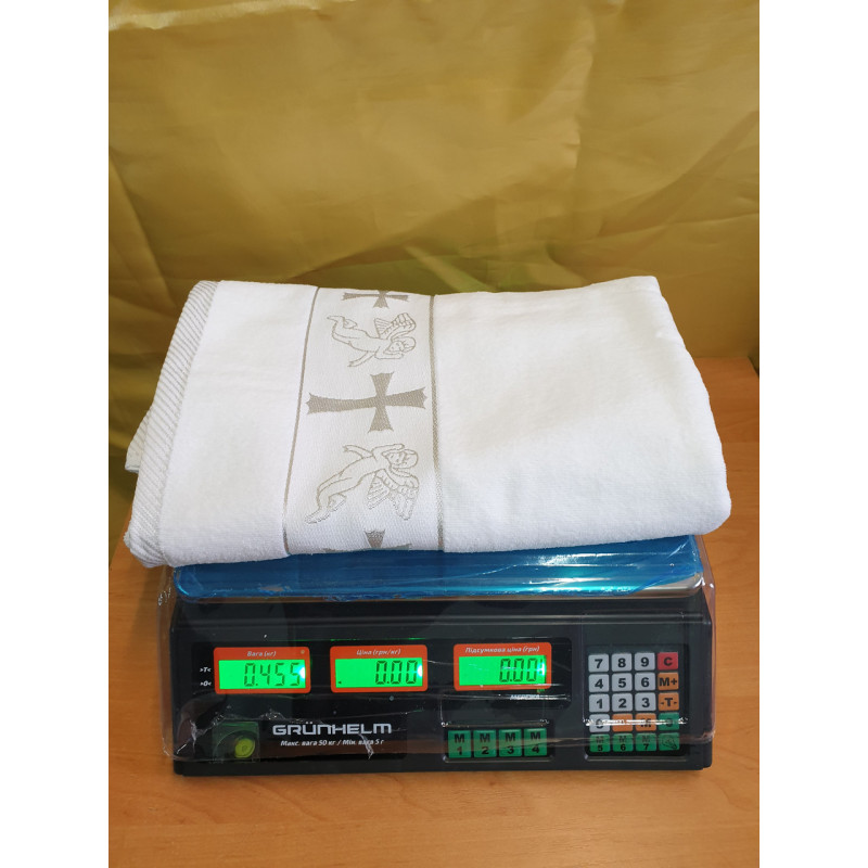 Крижма (рушник для хрещення) 70х140 (1 шт.) 550 г/м2 (TM Zeron), Туреччина