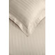 Постельное белье Satin Strip 200х220 (ТМ ZERON) KAPUCCINO, Турция