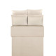 Постельное белье Satin Strip 200х220 (ТМ ZERON) KAPUCCINO, Турция