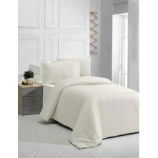 Постільна білизна Satin Strip 160х220 (ТМ ZERON) KREM, Туреччина