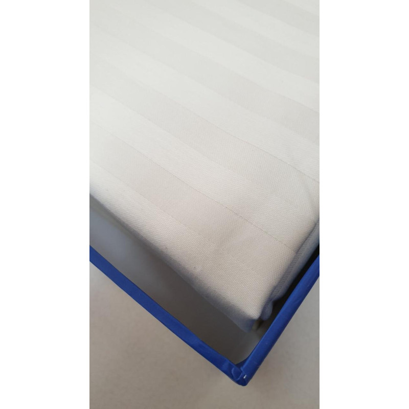 Постельное белье Satin Strip 160х220 (ТМ ZERON) KREM, Турция