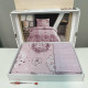 Постільна білизна Ранфорс бавовна 145x220 (ТМ ZERON EKO) модель DANDELION PEMBE, Туреччина