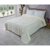 Махровое простынь хлопок 150х220 (TM Zeron) 460 г/м2 AVDAR Krem, Турция
