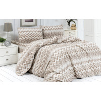 Постельное белье Бязь хлопок 200x220 (ТМ LORAN) Zebra v5, Турция