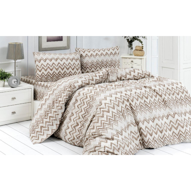 Постільна білизна Бязь бавовна 200x220 (ТМ LORAN) Zebra v5, Туреччина