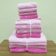 Кухонні рушники махрові 30х50 (8 шт.) 440 г/м2 (TM LORINE) Hasir Pembe, Туреччина