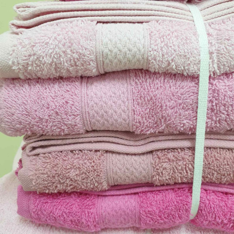 Кухонні рушники махрові 30х50 (8 шт.) 440 г/м2 (TM LORINE) Hasir Pembe, Туреччина