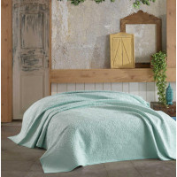 Плед акриловий однотонний 220х240 (TM Sesli) Mint, Туреччина