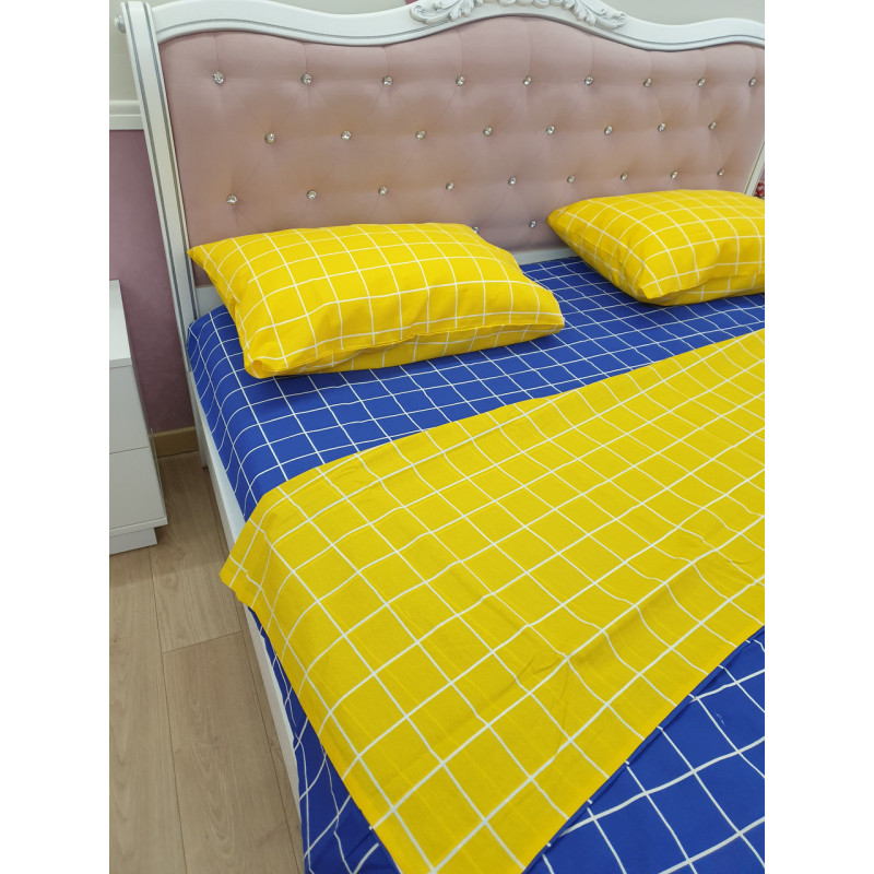 Постільна білизна двоспальна Бязь бавовна 180х220 (ТМ LORINE), Туреччина
